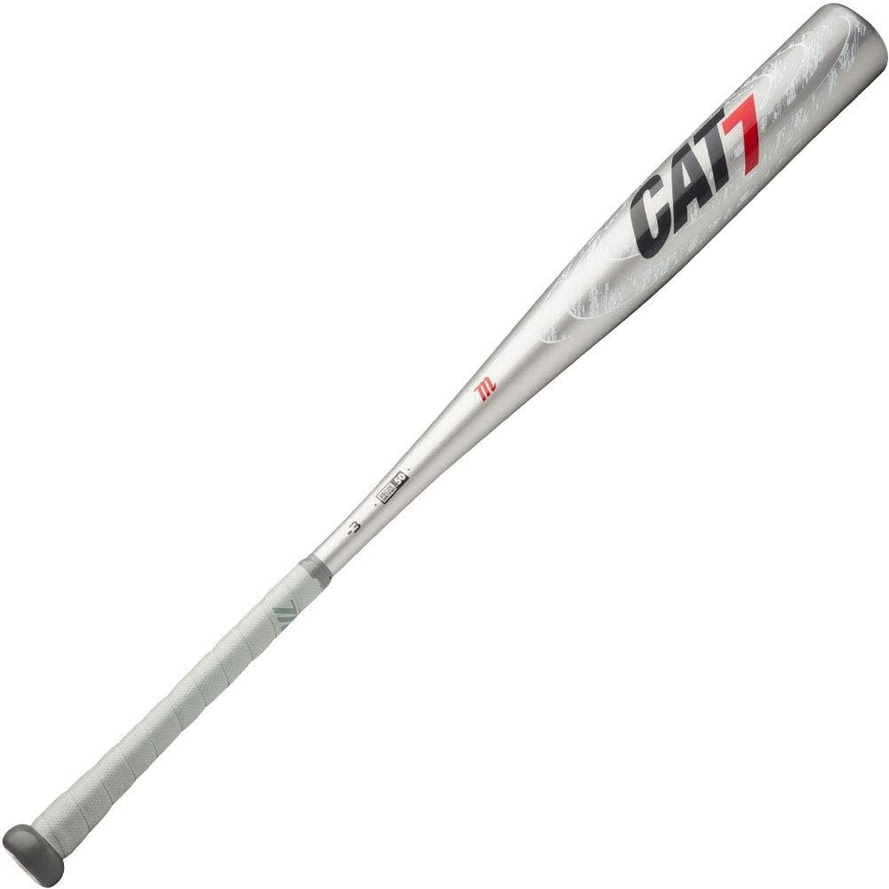 Marucci CAT7 Silver -3 BBCOR Baseball Bat, 2 5/8" Barrel, 32"/ 29 oz