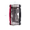 Crankbrothers Multi Tool M 20 Matte Black Red view 2