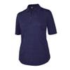 Monterey Club Women's Melange Jersey Performance Sport Top #2390 (Navy, Large) view 1