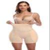 2PS Sponge Padded Women's Underwear HIPS Butt Hip Up Padded Enhancer Hip Pants Suitable for Low Waist Skirt (L, Beige High Waist) view 4