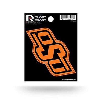 Rico Industries NCAA Oklahoma State Cowboys Die Cut Team Logo Short Sport Sticker