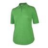 Monterey Club Women's Melange Jersey Performance Sport Top #2390 (Parrot Green, Large) view 1