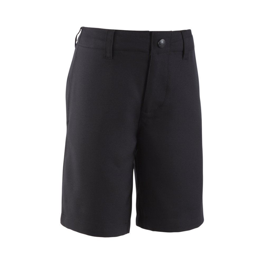 Under Armour Baby Boys' Golf Medal Play Shorts, Smooth & Durable Stretch Twill, Black, 6/9M
