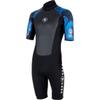 Aqualung 3mm Hydroflex Men's Shorty Wetsuit - Black/Blue, Small view 3