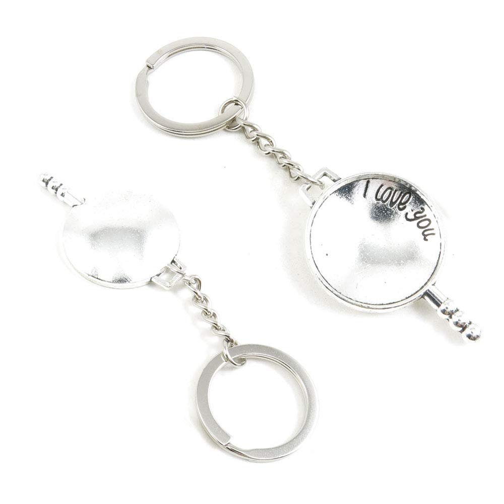 1 Pieces Keyring Keychain Wholesale Suppliers Jewelry Clasps K7XG5Y Omelette Pan Pot