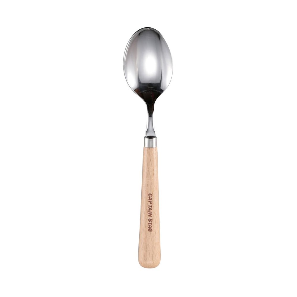 Captain Stag UW-2005 Cutlery Spoon, Stainless Steel, Made in Japan