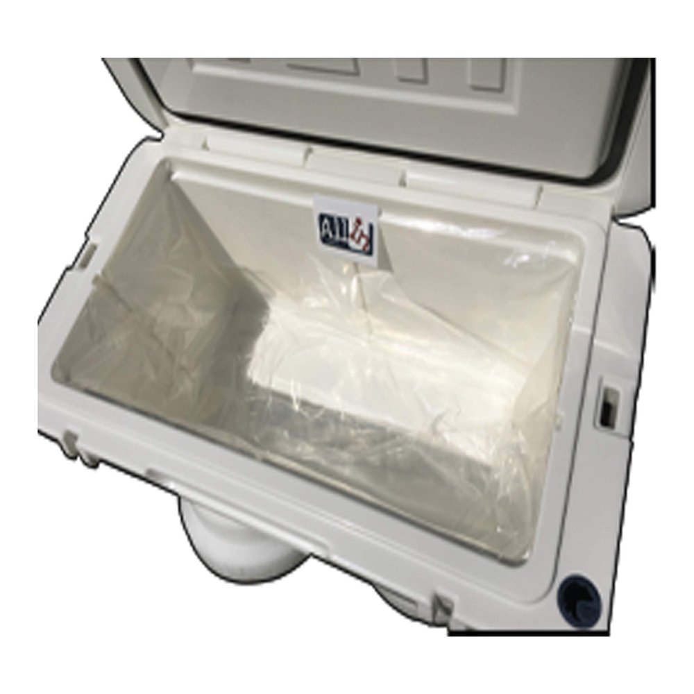Allinliner Plastic Cooler Liner - Disposable 3 Pack for Coleman 50 Qt. Ice Chest - BPA Free Insert for Fishing, Camping, BBQ, Butchering