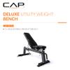 CAP Barbell Deluxe Utility Weight Bench, Gray (FM-CS804DX-GY) view 2