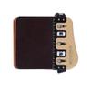 BICASTER Barebow Finger Tabs Cordovan Leather + Brass String Walking Finger Guards - RH (Large) view 1