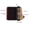 BICASTER Barebow Finger Tabs Cordovan Leather + Brass String Walking Finger Guards - RH (Large) view 3