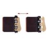 BICASTER Barebow Finger Tabs Cordovan Leather + Brass String Walking Finger Guards - RH (Large) view 4