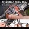 Topeak Mini PT30 Multi-Tool  30-Function Pro-Quality Bike Repair Tool with Tubeless Tire Repair, Chain Tool, Hex/Torx Wrenches, Screwdrivers & Neoprene Case  Compact Chrome Vanadium Design view 4