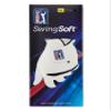 PGA TOUR Men's SwingSoft Synthetic Leather Golf Glove for Left Hand, White, Worn on Left, Medium / Large view 1