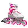 Bladerunner by Rollerblade Phoenix Girls Adjustable Fitness Inline Skate, White and Fuchsia, Junior, Value Performance Inline Skates, Youth Junior 1 to 4 view 1