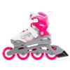 Bladerunner by Rollerblade Phoenix Girls Adjustable Fitness Inline Skate, White and Fuchsia, Junior, Value Performance Inline Skates, Youth Junior 1 to 4 view 3