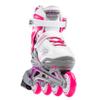 Bladerunner by Rollerblade Phoenix Girls Adjustable Fitness Inline Skate, White and Fuchsia, Junior, Value Performance Inline Skates, Youth Junior 1 to 4 view 4