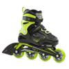 Bladerunner by Rollerblade Phoenix Boys Adjustable Fitness Inline Skate, Black and Green Size 5-8 view 1