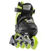 Bladerunner by Rollerblade Phoenix Boys Adjustable Fitness Inline Skate, Black and Green Size 5-8 view 2