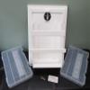 APF Marine Tilt Out HDPE Plano Holder Storage Box w Lock 2 Tray Tackle Box view 4