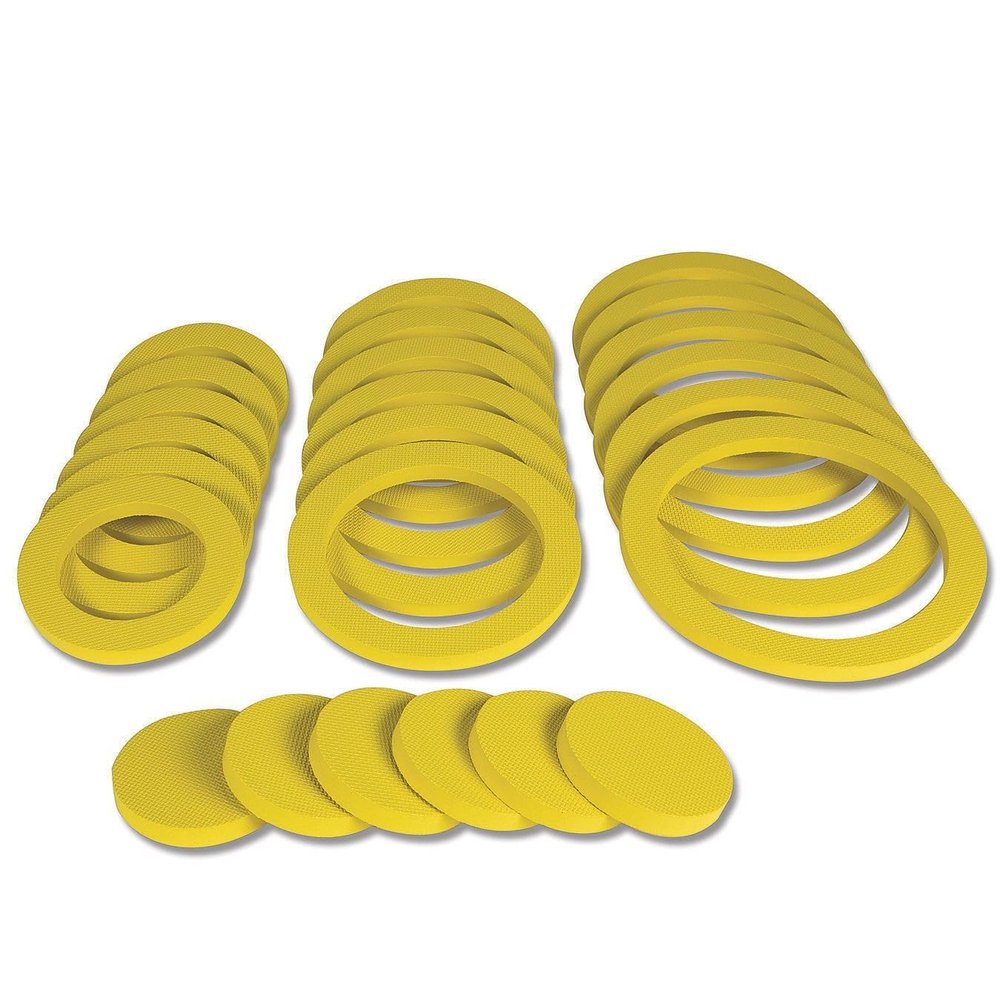 S&S Worldwide Yellow Foam Ring and Disc Set