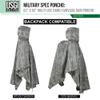 USGI Industries Military Style Poncho | Lightweight Tactical Multi Use Rip Stop Camouflage Rain Poncho | Perfect for Hiking, Hunting, Emergency Tent, Survival (ACU) view 2
