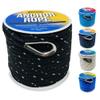 Better Boat Premium Anchor Rope, 100 Ft Double Braided White Nylon Marine Line, Reflective 3/8 Inch Reel for Anchors and Boats - Black view 1