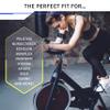 Domain Cycling Gel Bike Seat Cushion - Secure Peloton Fit for Smooth Stable Rides- Non-Slip Bicycle Cover for Exercise Bikes, Padded for Men or Women Comfort, 10.5x7 view 2