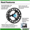 Cheeky Fishing Launch 325 Spare Spool, Green/Black view 3