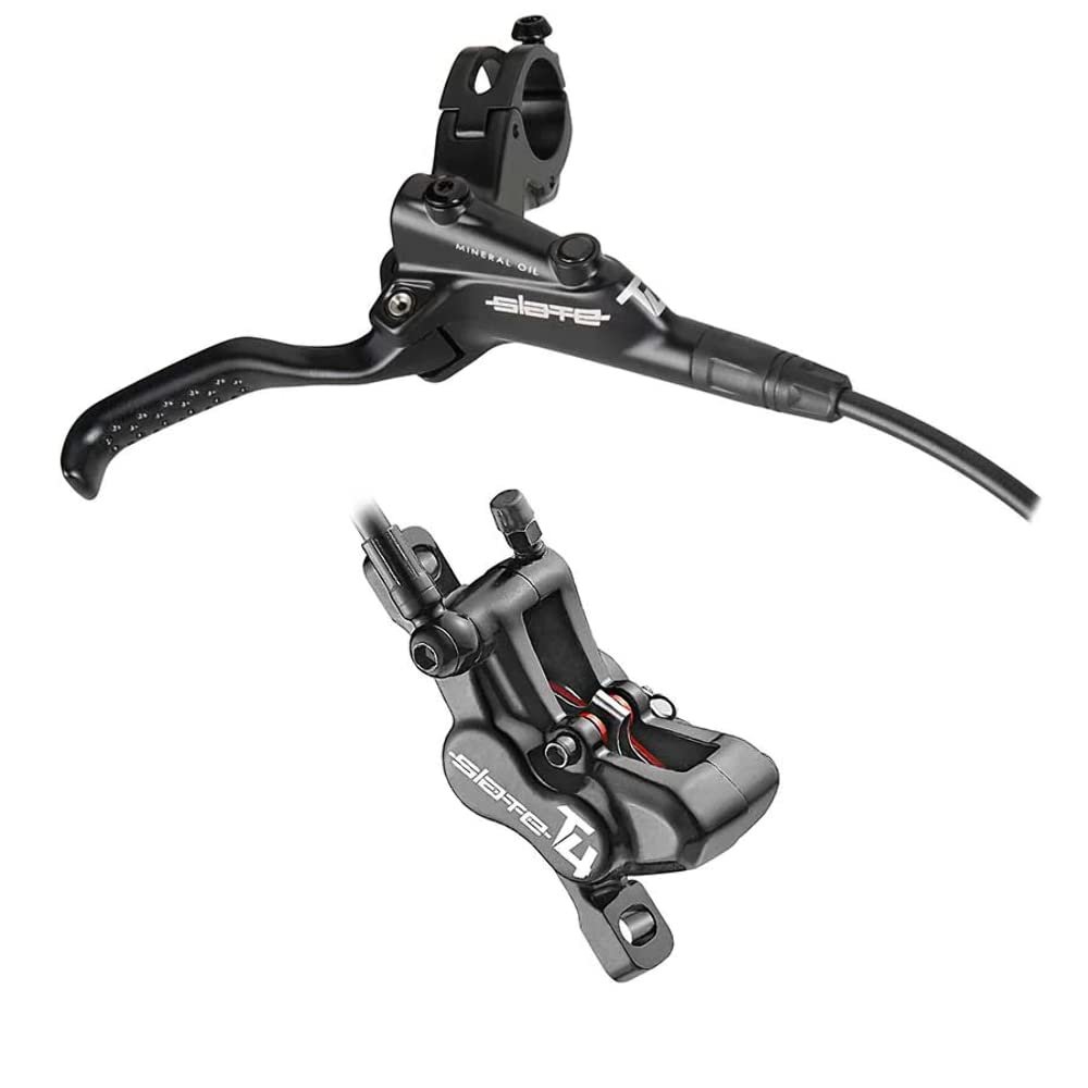 TRP Cycling Slate T4-Lever Left/Hose 1900mm-Black MTB Brakes Adult Unisex, Black, Single