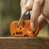 Smiths 51203 Pocket Pal Multi-Functional Knife Sharpener - Compact Handheld, Carbide & Ceramic Stones, Fold-Out Diamond Rod for Outdoor and Hunting - Lightweight, Portable, Multiuse - Orange view 4