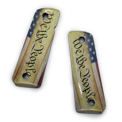 Art 1911 Grips Full Size for Kimber Colt Rock Island Springfield Taurus & Clones We The People Grips