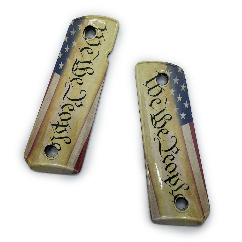 Art 1911 Grips Full Size for Kimber Colt Rock Island Springfield Taurus & Clones We The People Grips