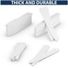100 Plastic Collar Stays For Men Dress Shirt in Plastic Box 2 Inches view 4
