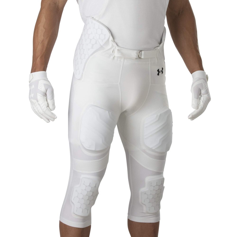 Gameday Armor Integrated Football Pant Youth - White, YXL