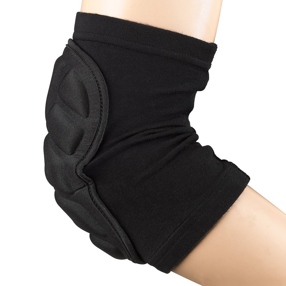 TTIO Elbow Pads- Breathable Protective Soft Lightweight Padded Sleeve Elbow for Skiing Skating Snowboarding Unisex (Small)