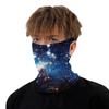 Face Bandana Ear Loops Face Balaclava Men Women Neck Gaiters for Dust Wind Motorcycle UPF 50+ Neck Gaiters UV Mask Sun Protection Windproof Scarf Face Cover for Outdoor Blue Galaxy-02 view 3