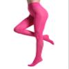 Zioccie 80 Denier Microfibre Tights for Women Soft Semi Opaque Solid Color High Waist Footed Pantyhose (Hot Pink, One Size) view 3