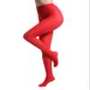 Zioccie 80 Denier Microfibre Tights for Women Soft Semi Opaque Solid Color High Waist Footed Pantyhose (Red, One Size) view 3
