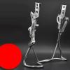 Garneck Bike Kickstand Double Leg Bicycle Stand Folding Bicycle Stand Support Rear Mount Bicycle Repair Kick Stand for Parking Holder (Fits 14inch, Double Holes) view 3