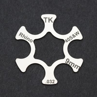 TK Custom 10 Moon Clips - Premium Moon Clip for Chiappa Rhino 40DS 9mm/.40 Revolver | Speedy Stainless Steel Moon Clips for Easy Loading and Unloading | Made in USA