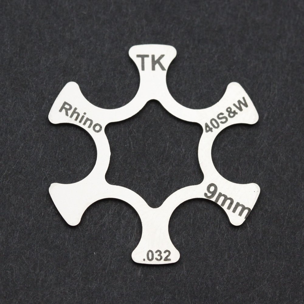 TK Custom 10 Moon Clips - Premium Moon Clip for Chiappa Rhino 40DS 9mm/.40 Revolver | Speedy Stainless Steel Moon Clips for Easy Loading and Unloading | Made in USA