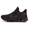 Ezkrwxn Walking Shoes for Women Running Shoes Mesh Breathable Slip on Ladies Gym Workout Athletic Tennis Jogging Sneakers Black Red Size 7 view 2