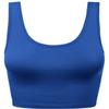 HATOPANTS Women Sleeveless Racerback Crop Tank Top Cami Backless Scoopneck Shirts SAPPHI L view 1
