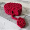 Yoga Mat Strap Carrier - Adjustable Non-Slip Ultra-Comfortable Crochet Sling - Red - By YarnYogaCrochet view 4
