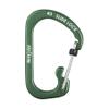Nite IZE SlideLock Carabiner Aluminum, Size #3, Olive view 3