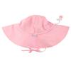 RuffleButts Baby/Toddler Girls Baby/Toddler Sun Hat with UPF 50+ Sun Protection and Floppy Wide Brim - Pink, 2T-4T view 1