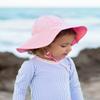 RuffleButts Baby/Toddler Girls Baby/Toddler Sun Hat with UPF 50+ Sun Protection and Floppy Wide Brim - Pink, 2T-4T view 4