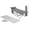 Alpcour Folding Camping Cot with Mattress Pad & Pillow for Indoor & Outdoor Use  Compact Design for Outdoor Travel, Hiking & Backpacking  Heavy Duty Design Holds Adults & Kids Up to 300 Lbs view 1