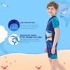 Goldfin Kids Wetsuits for Boys Girls, 2mm Toddler Shorty Wetsuit Youth Neoprene Suit Front Zip Keep Warm for Water Aerobics Diving Surfing Swimming view 3