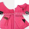 Fuinloth Women's Fleece Vest, Polar Soft Sleeveless Classic Fit with Zip up Pockets Rose Red X-Small view 4